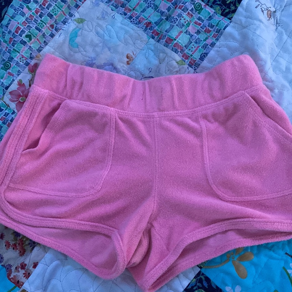pink pajama shorts
